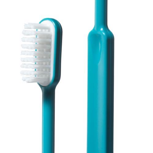 Brosse à dents rechargeable bioplastique Caliquo Bleu turquoise souple