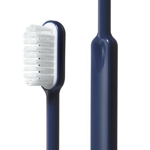 Brosse à dents rechargeable bioplastique Caliquo bleu marine souple