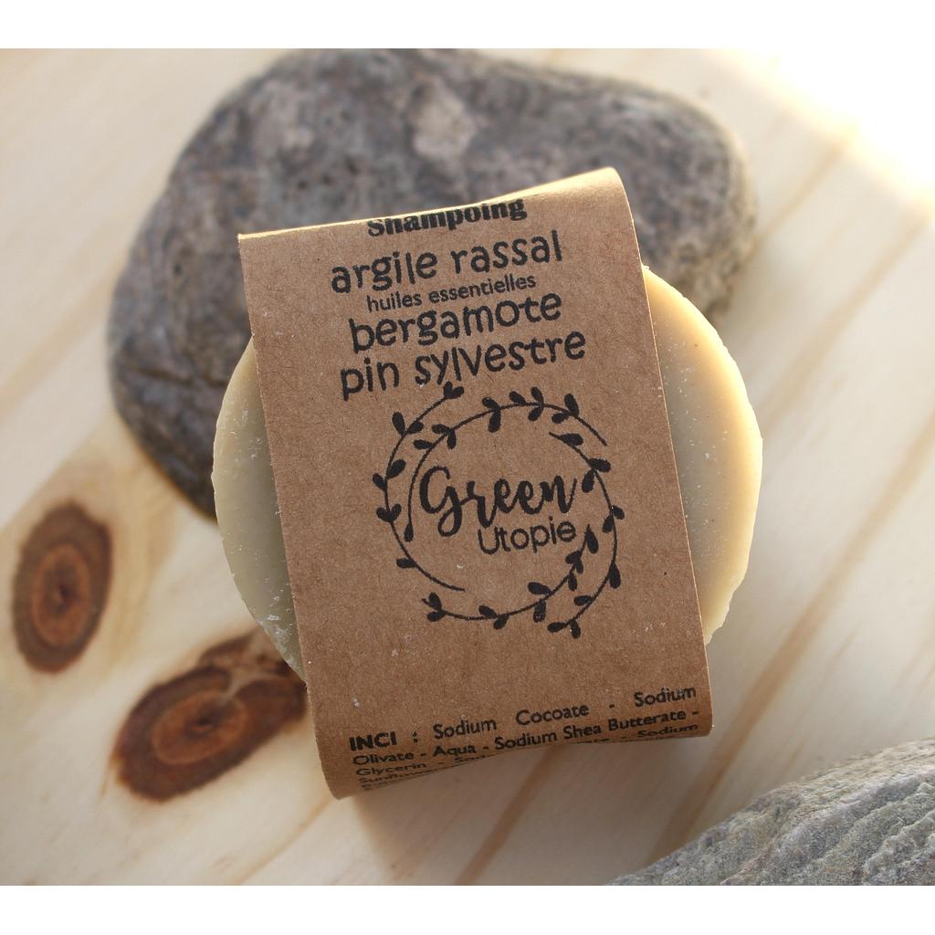 Shampooing rassal bergamote pin sylvestre Green Utopie