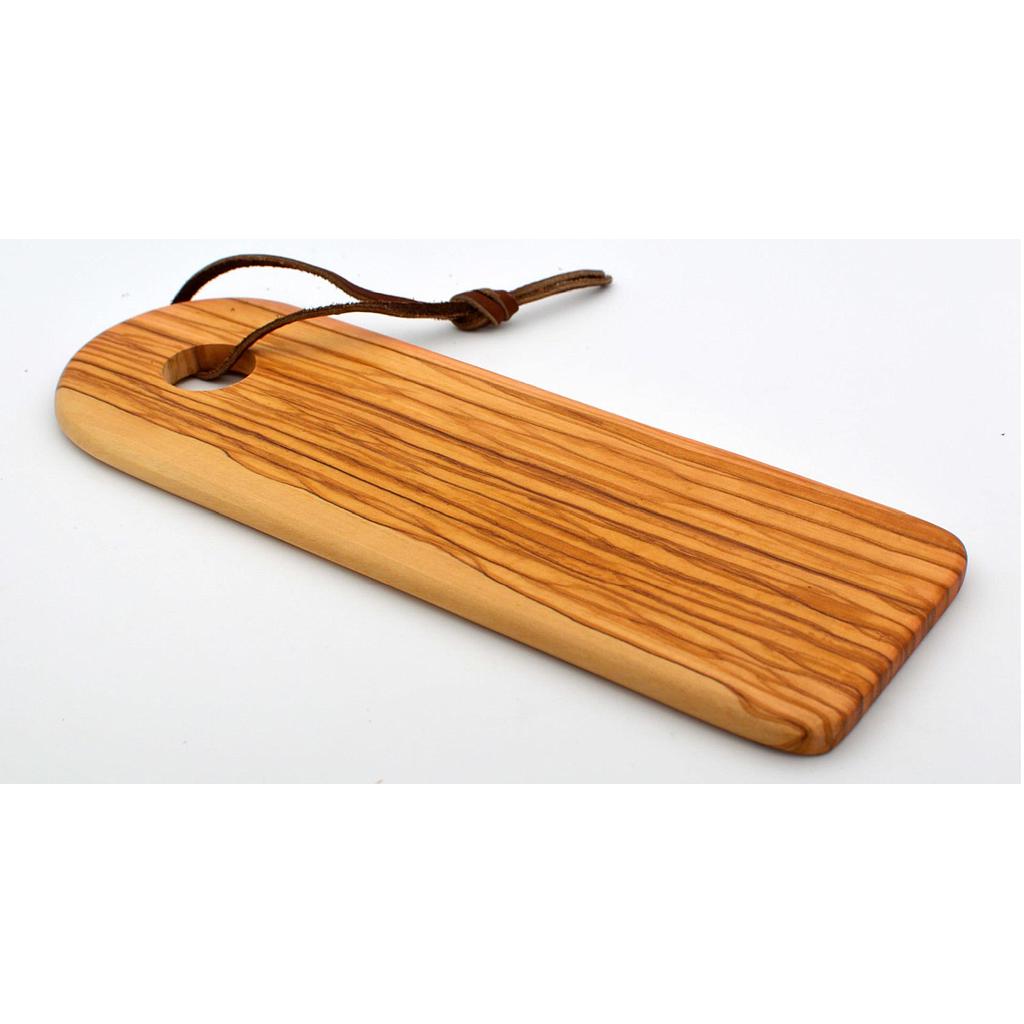 Planche à découper Camargue en bois d'olivier - Laurent Barbier - 10x25 cm