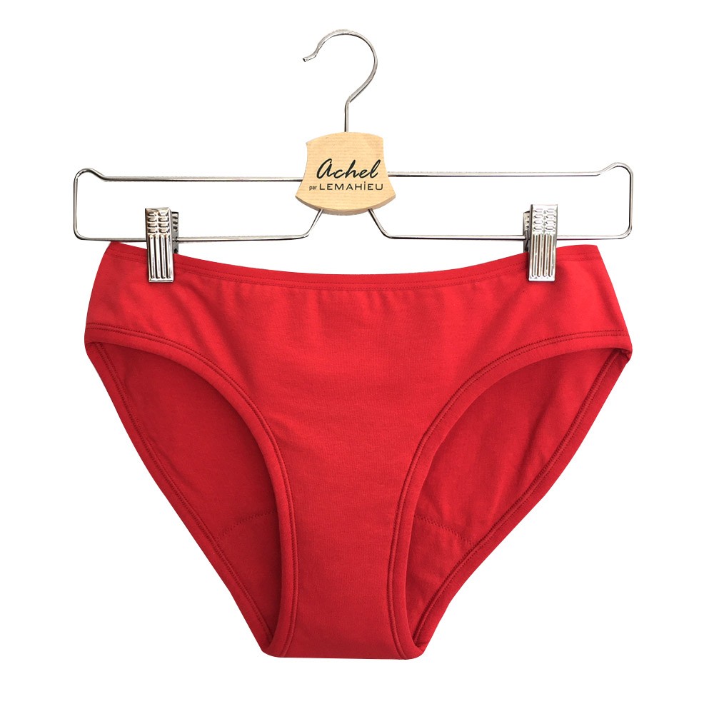 Culotte menstruelle Lemahieu rouge taille XL